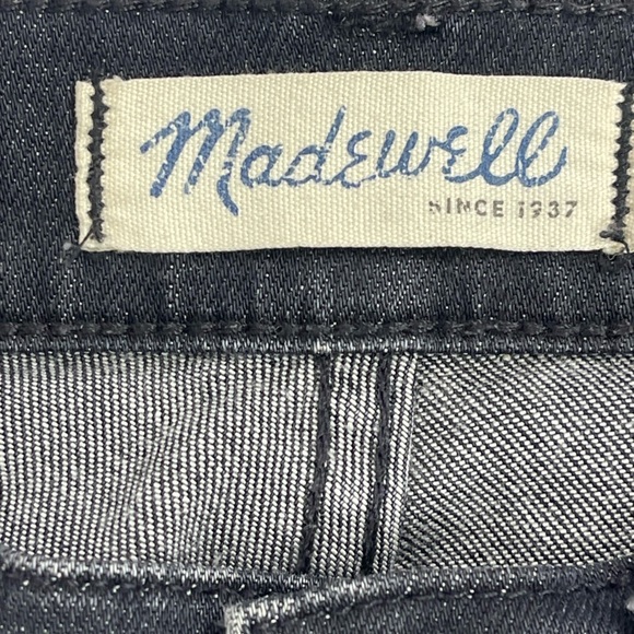 Madewell High Riser Skinny Black Ripped Jeans – Size 27 - Picture 8 of 10